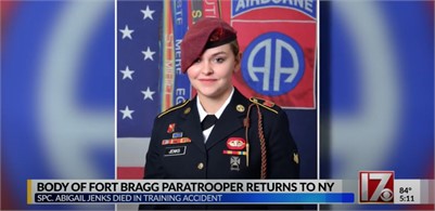 Body of Fort Bragg paratrooper returns to home state of New York