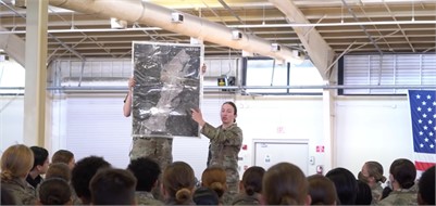 Paratroopers Jump from C-17 Globemaster III Aircraft • Female Airborne Operations